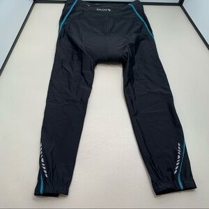 Baleaf Cycling Pants Women Size Medium Black Padded Capri